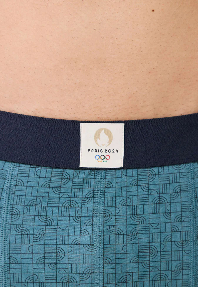 Boxer marius imprimé athlète