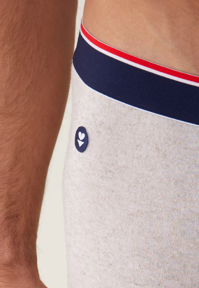 Boxer en lyocell et chanvre - Denis naturel