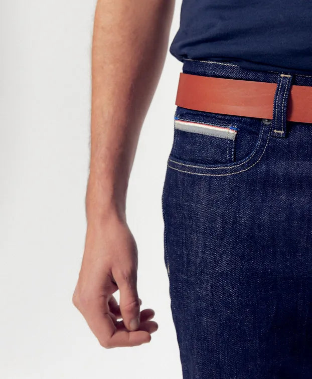 Jean Jacky Coupe Slim brut en coton bio - L34