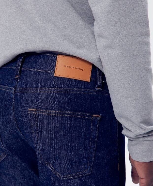 Jean Jacky Coupe Slim brut en coton bio - L32