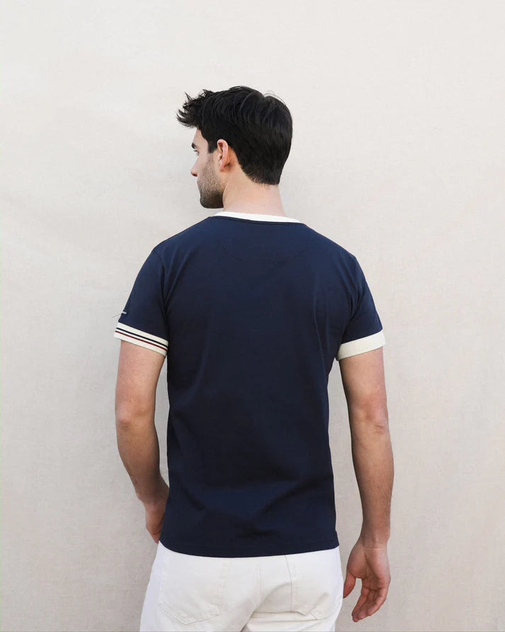 T-shirt Coton bio Constant - Bleu Marine