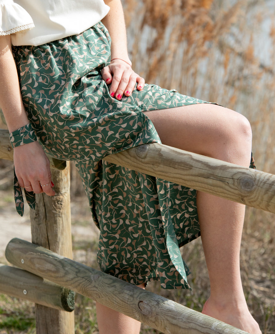 Jupe Mélanie - Sauge