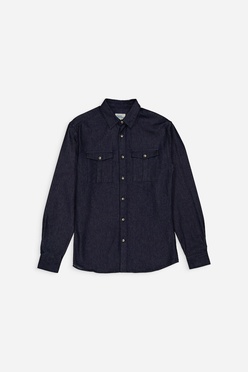 Chemise Denim 2 poches coton bio