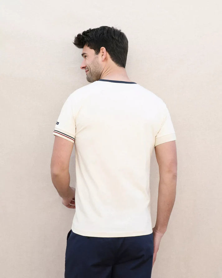 T-shirt Coton bio Constant - Écume