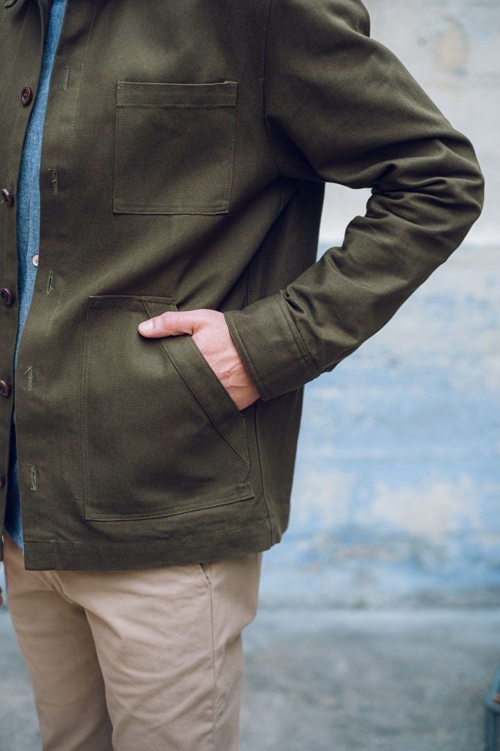 Veste Worker Canva Kaki Neus