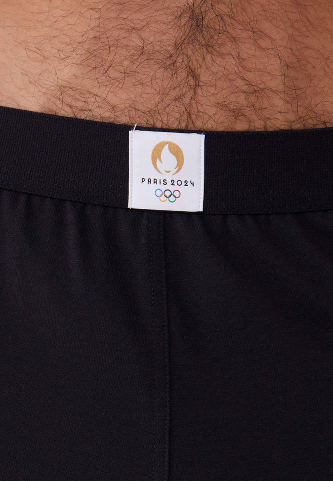 Short de pyjama en coton zouzou noir Paris 2024