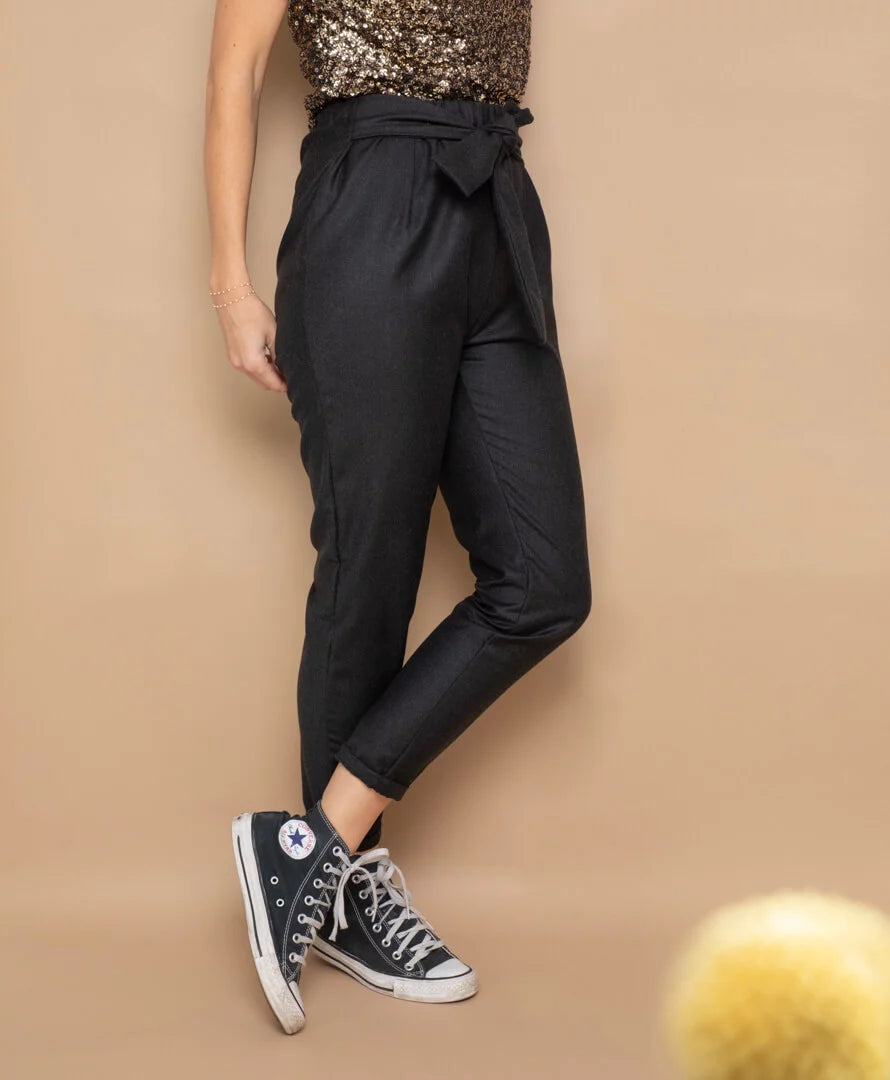 Pantalon Côme - Laine Anthracite